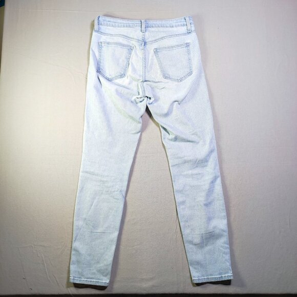 Just Black Denim jeans women's size 28 hard washed blue ankle skinny - Picture 3 of 13